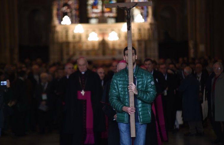 Firenze, 9 novembre 2015: Convegno di Firenze 2015 - via crucis