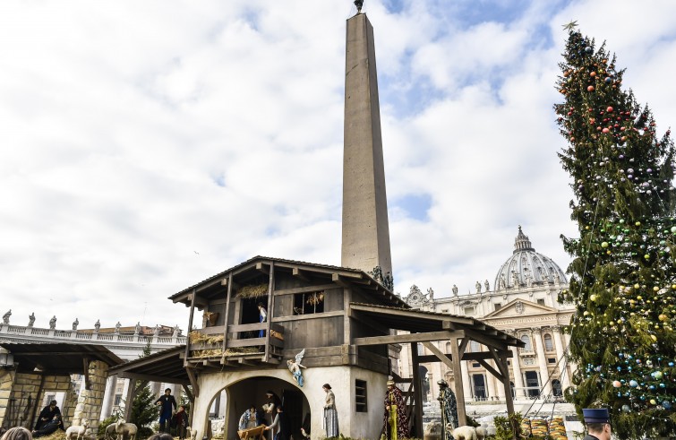 Presepe 2015  piazza San Pietro