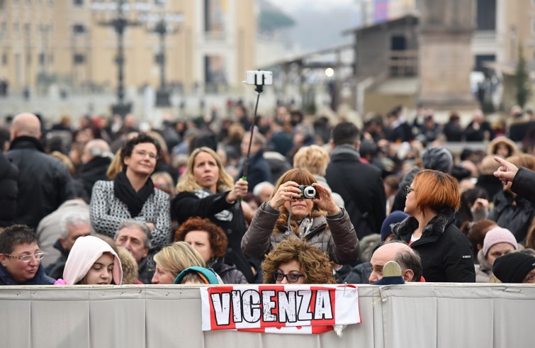 Piazza San Pietro, 30 gennaio 2016: Udienza giubilare Papa Francesco - Vicenza