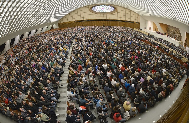 Vaticano, 13 gennaio 2016: Udienza generale di Papa Francesco in Aula Paolo VI