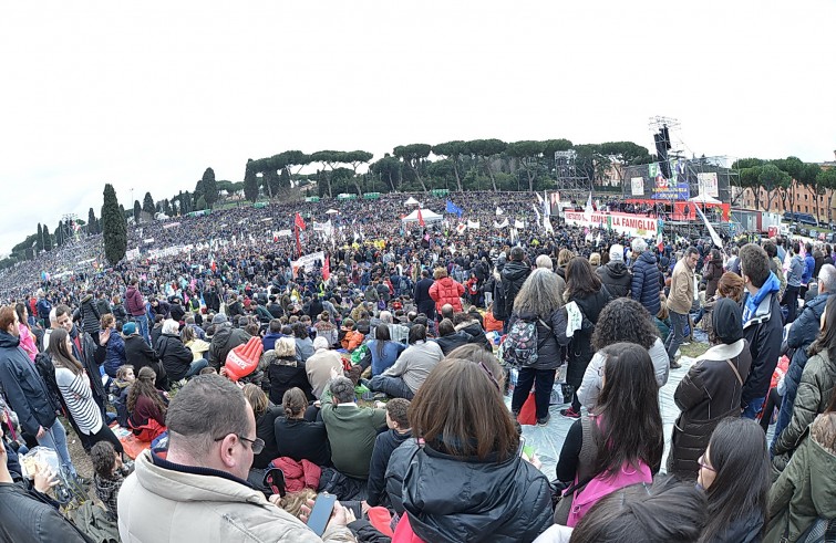 Roma, 30 gennaio 2016: Family Day al Circo Massimo