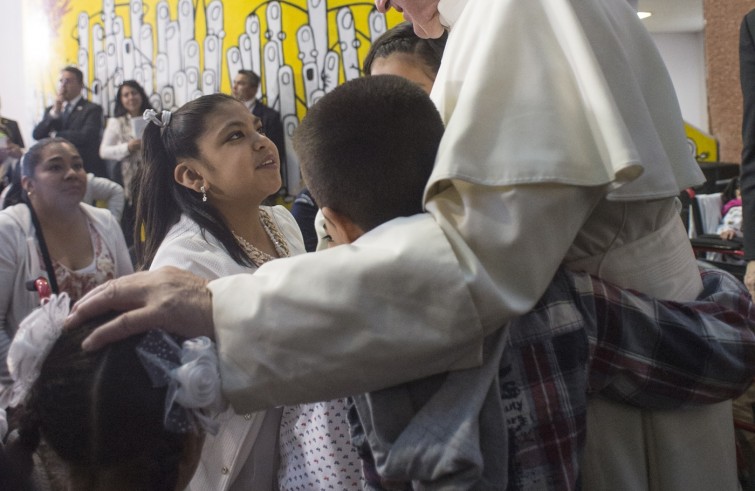 Papa Francesco visita l’Ospedale pediatrico “Federico Gómez” (Città del Messico, 14 febbraio 2016)