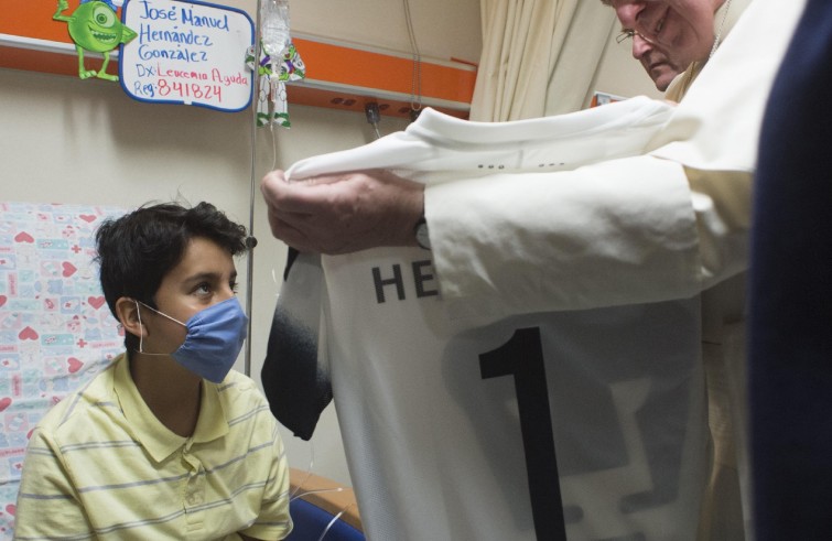 Papa Francesco visita l’Ospedale pediatrico “Federico Gómez” (Città del Messico, 14 febbraio 2016)