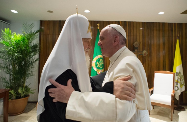 Lo storico incontro tra Papa Francesco e Patriarca Kirill (Cuba, 12 febbraio 2016)