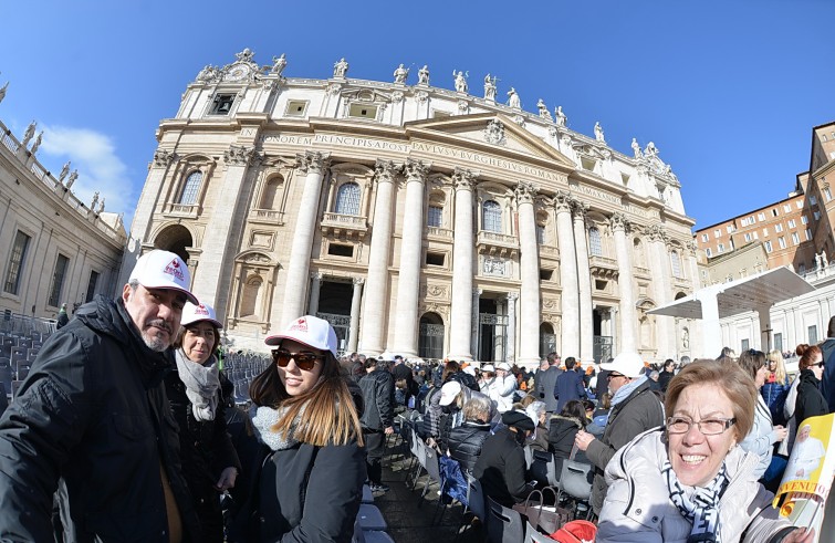 Piazza San Pietro, 20 febbraio 2016: Udienza giubilare Papa Francesco