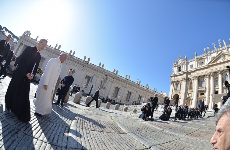 Piazza San Pietro, 20 febbraio 2016: Udienza giubilare Papa Francesco