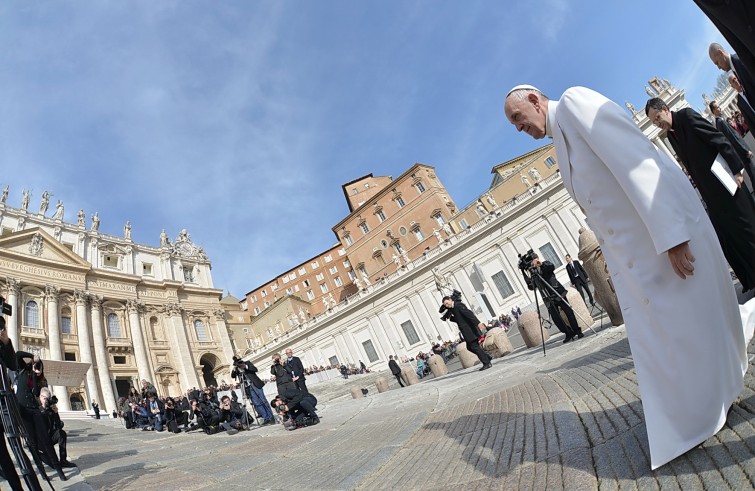 Piazza San Pietro, 24 febbraio2016: Udienza generale Papa Francesco