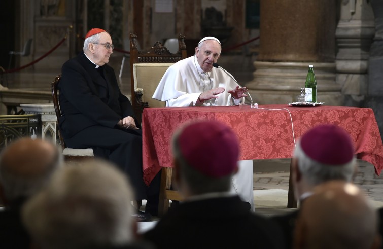 Papa Francesco incontra il clero romano (11 febbraio 2016)