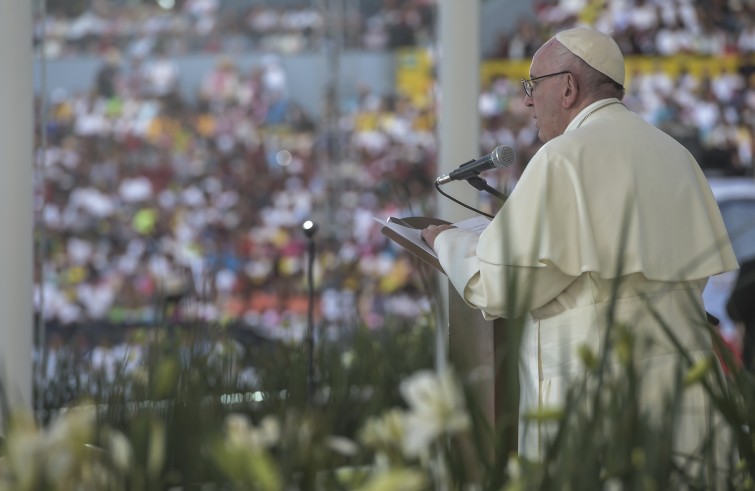 Papa Francesco incontra i giovani del Messico (Morelia, 16 febbraio 2016)