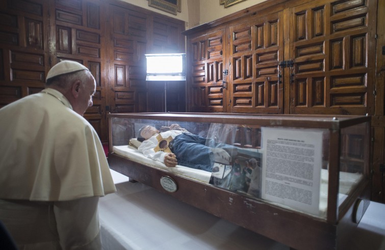 Papa Francesco visita la cattedrale di Morelia (Messico, 16 febbraio 2016)