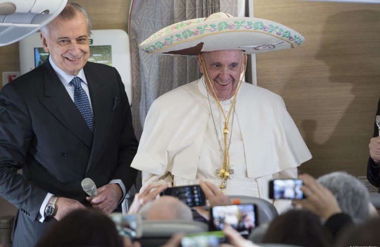 Papa Francesco con il sombrero