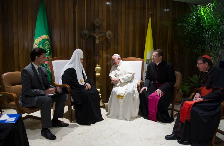 Lo storico incontro tra Papa Francesco e Patriarca Kirill (Cuba, 12 febbraio 2016)