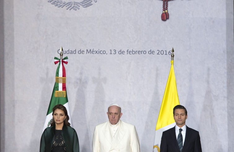 Visita di cortesia di Papa Francesco al presidente della Repubblica del Messico (13 febbraio 2016)