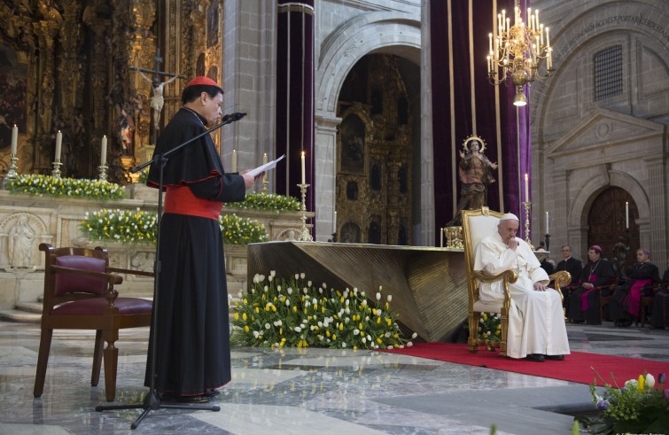 Papa Francesco incontra i vescovi del Messico (13 febbraio 2016)