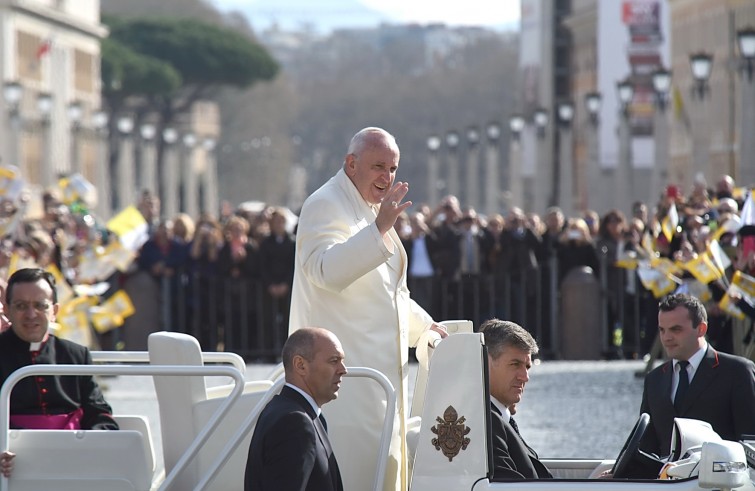 Piazza San Pietro, 12 marzo 2016: Udienza giubilare Papa Francesco