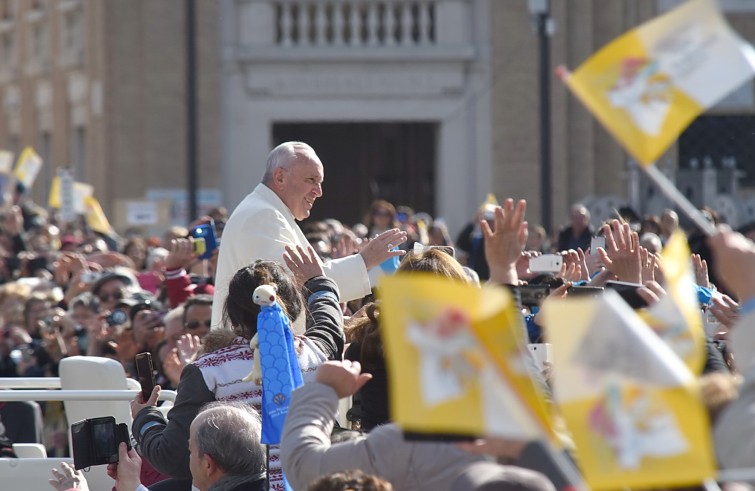 Piazza San Pietro, 12 marzo 2016: Udienza giubilare Papa Francesco