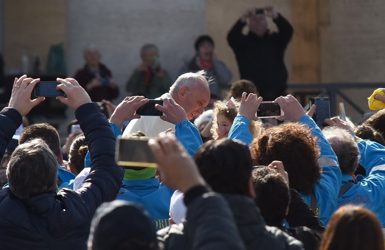 Piazza San Pietro, 12 marzo 2016: Udienza giubilare Papa Francesco