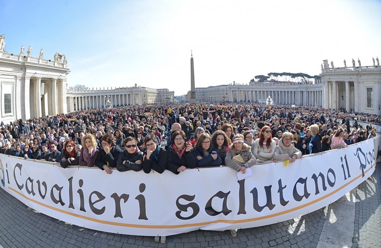 Piazza San Pietro, 12 marzo 2016: Udienza giubilare Papa Francesco