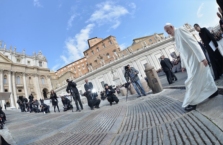 Piazza San Pietro, 16 marzo 2016: Udienza generale Papa Francesco