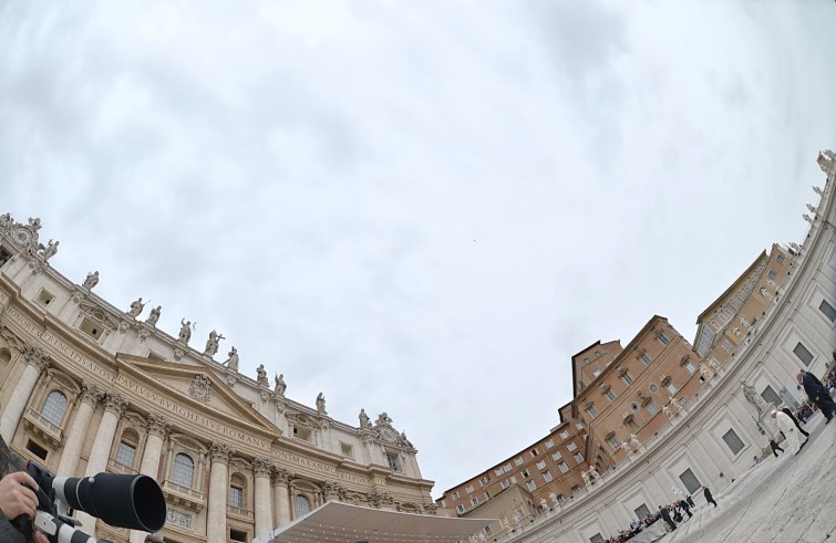 Piazza San Pietro, 23 marzo 2016: Udienza generale Papa Francesco