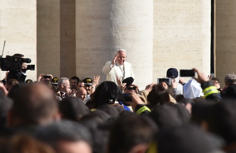 Piazza San Pietro, 2 marzo 2016: Udienza generale Papa Francesco
