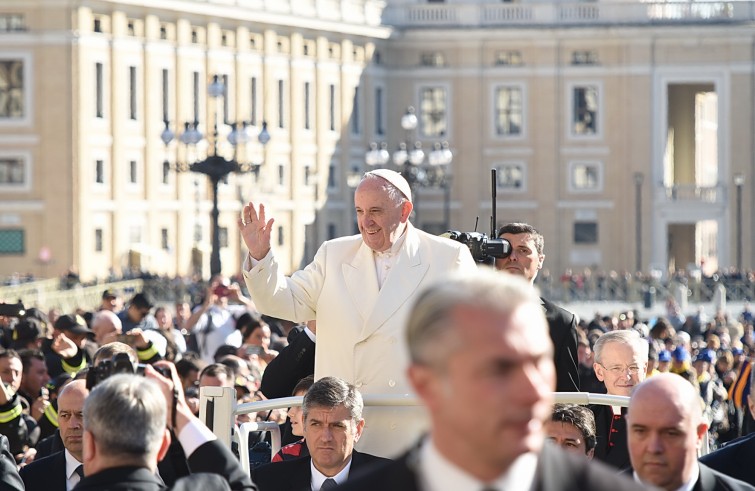 Piazza San Pietro, 2 marzo 2016: Udienza generale Papa Francesco
