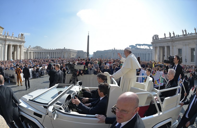 Piazza San Pietro, 30 marzo 2016: Udienza generale Papa Francesco