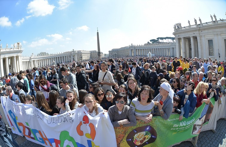 Piazza San Pietro, 30 marzo 2016: Udienza generale Papa Francesco