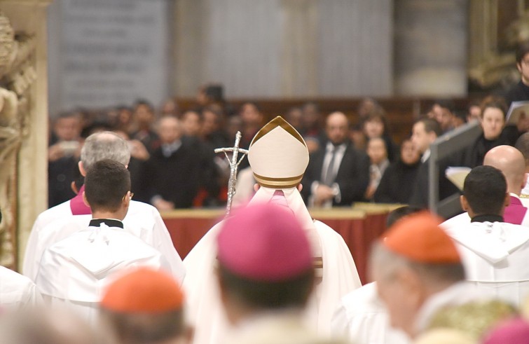 Basilica Vaticana, 24 marzo 2016: Messa del Crisma con Papa Francesco