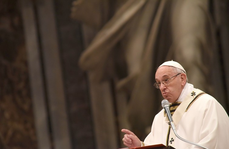 Basilica Vaticana, 24 marzo 2016: Messa del Crisma con Papa Francesco