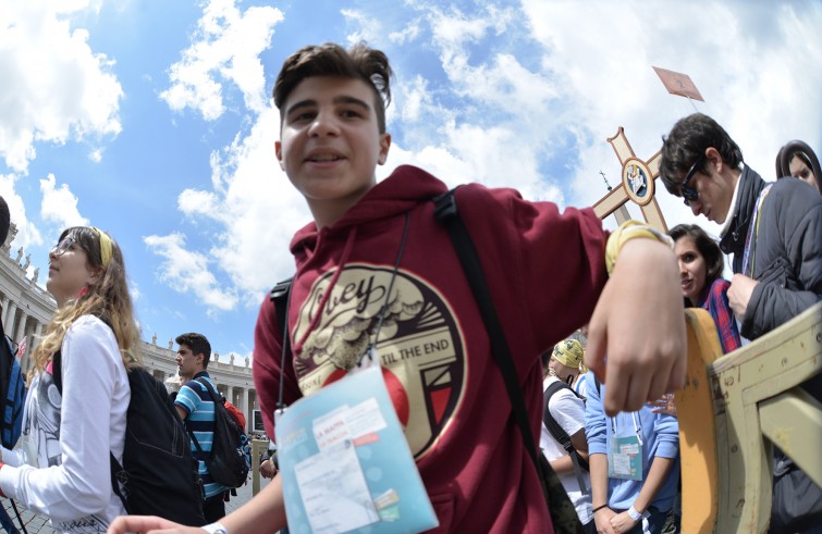 Vaticano, 23 aprile 2016: Giubileo dei Ragazzi - Giovani in Piazza San Pietro