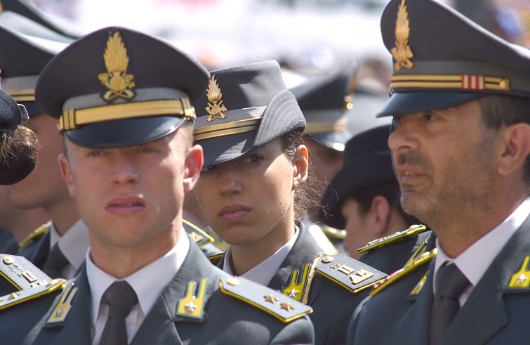 Piazza San Pietro, 30 aprile 2016: Udienza giubilare Papa Francesco - Finanzieri Guardia di finanza