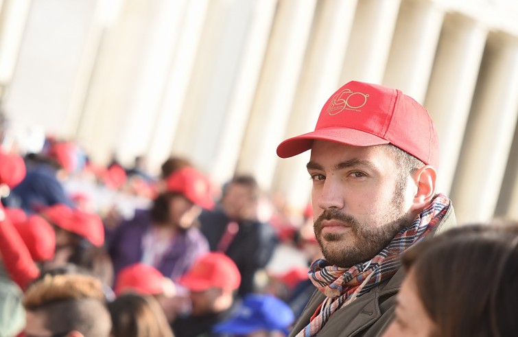 Piazza San Pietro, 9 aprile 2016: Udienza giubilare Papa Francesco - fisc