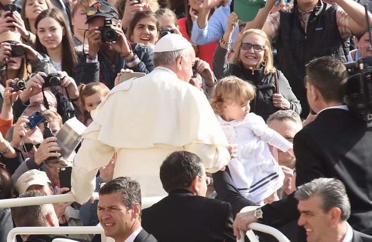 Piazza San Pietro, 6 aprile 2016: Udienza generale Papa Francesco