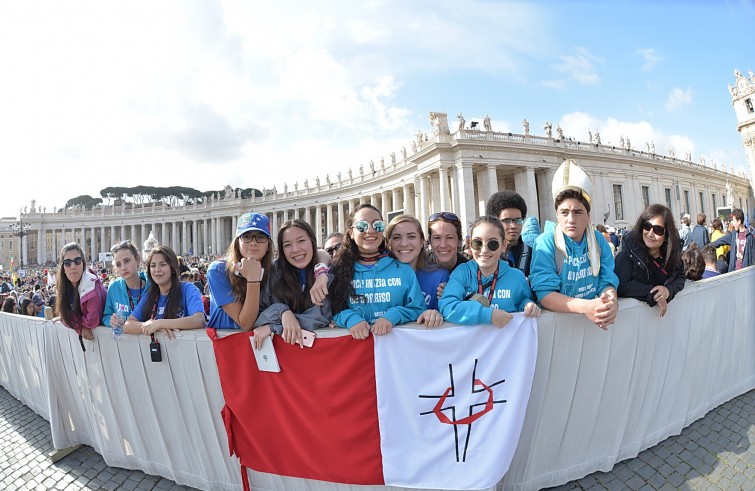 24 aprile 2016: Giubileo dei ragazzi messa con Papa Francesco in piazza San Pietro -