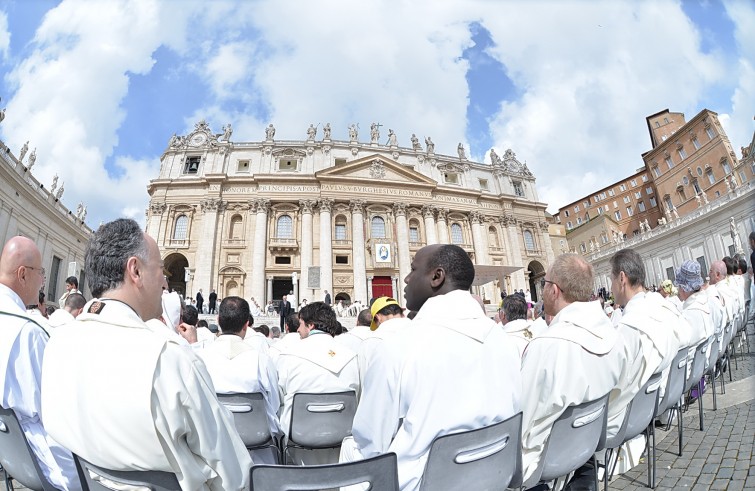 24 aprile 2016: Giubileo dei ragazzi messa con Papa Francesco in piazza San Pietro -