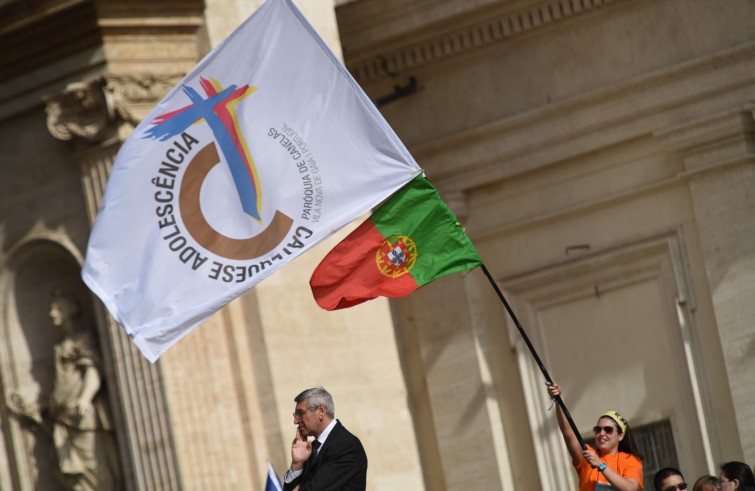 24 aprile 2016: Giubileo dei ragazzi messa con Papa Francesco in piazza San Pietro -