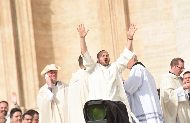 24 aprile 2016: Giubileo dei ragazzi messa con Papa Francesco in piazza San Pietro