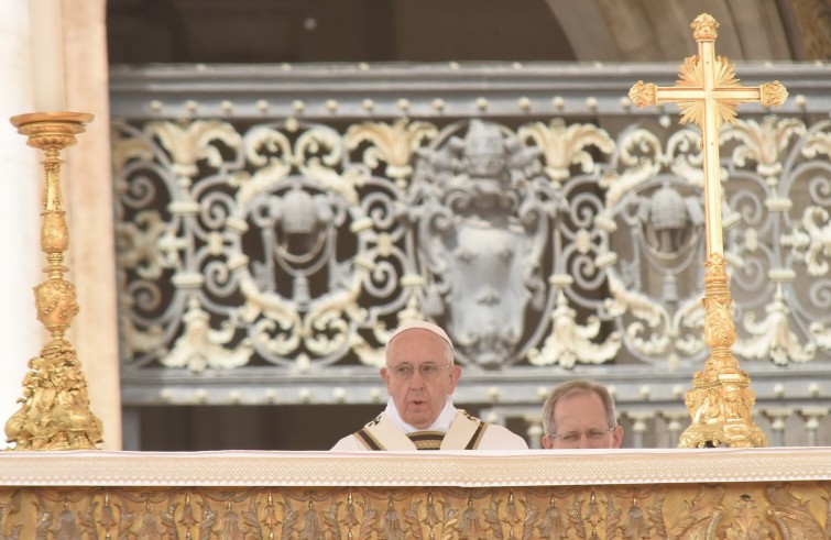 24 aprile 2016: Giubileo dei ragazzi messa con Papa Francesco in piazza San Pietro