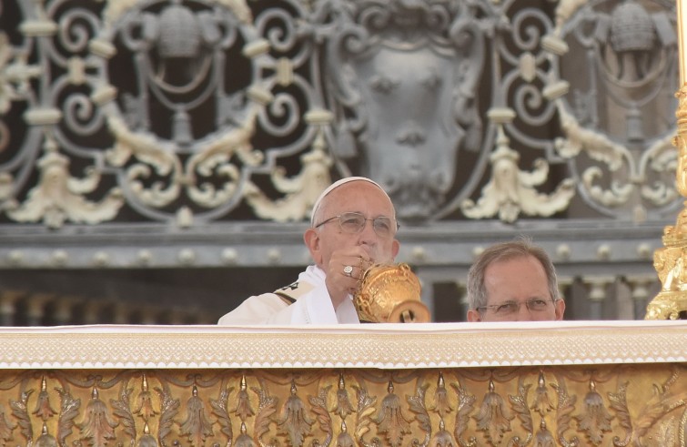 24 aprile 2016: Giubileo dei ragazzi messa con Papa Francesco in piazza San Pietro