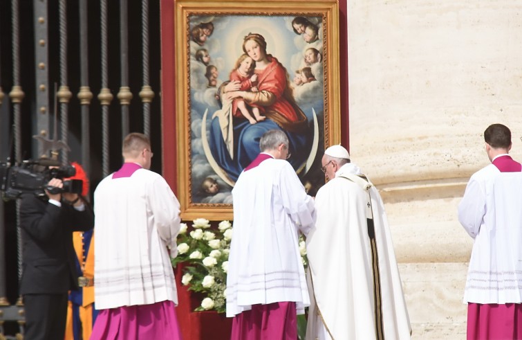 24 aprile 2016: Giubileo dei ragazzi messa con Papa Francesco in piazza San Pietro