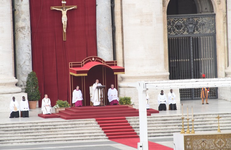 24 aprile 2016: Giubileo dei ragazzi messa con Papa Francesco in piazza San Pietro