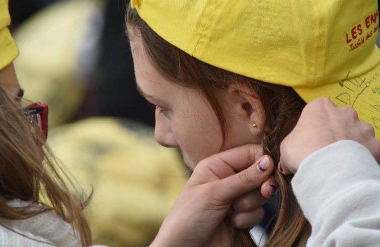 24 aprile 2016: Giubileo dei ragazzi messa con Papa Francesco in piazza San Pietro - giovani