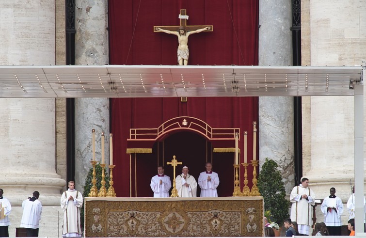 24 aprile 2016: Giubileo dei ragazzi messa con Papa Francesco in piazza San Pietro