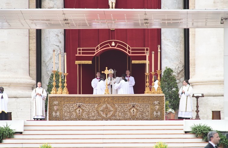 24 aprile 2016: Giubileo dei ragazzi messa con Papa Francesco in piazza San Pietro