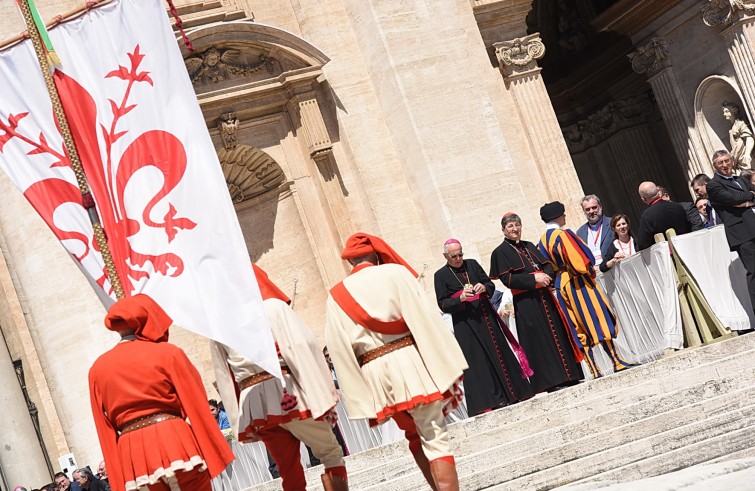 Piazza San Pietro, 18 giugno 2016: Udienza giubilare Papa Francesco - Firenze