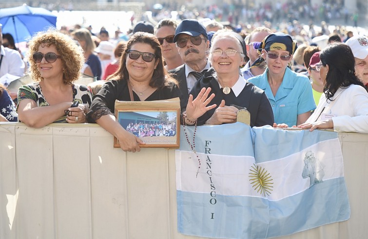 Piazza San Pietro, 30 giugno 2016: Udienza giubilare Papa Francesco - Argentina