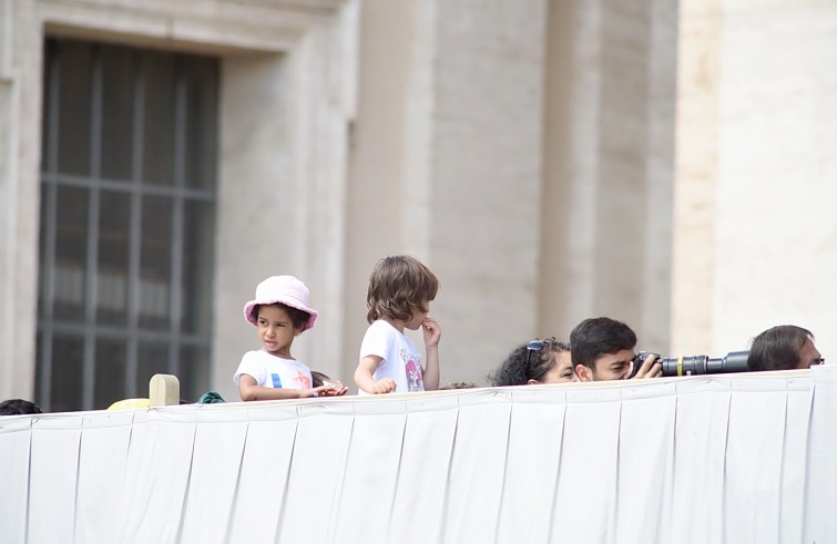 Piazza San Pietro, 15 giugno 2016: Udienza generale Papa Francesco - Bambini