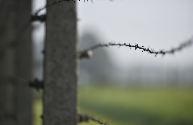 Birkenau, 29 luglio 2016.Papa Francesco in visita al campo di Birkenau