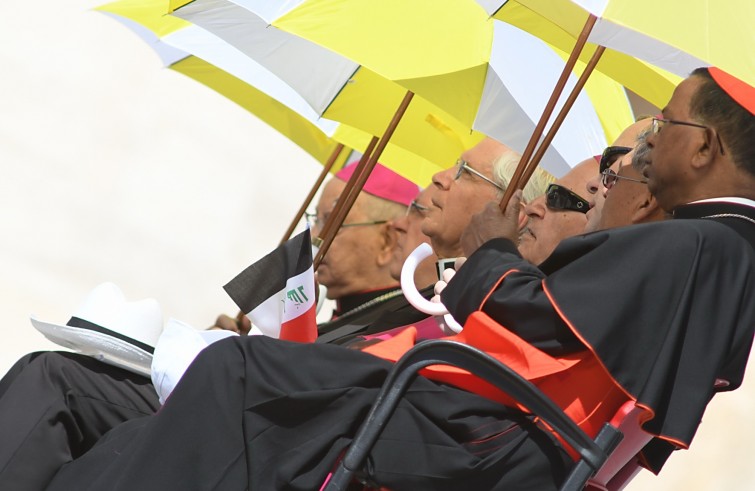 Piazza San Pietro, 24 agosto 2016: Udienza generale Papa Francesco - Cardinali e vescovi